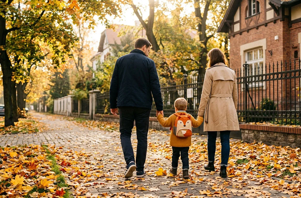 Opiekunka i dziecko podczas adaptacji w Kolorowym Przedszkolu